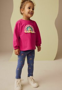 Next SET - REGULAR FIT - Legíny - kalhoty  - pink rainbow applique
