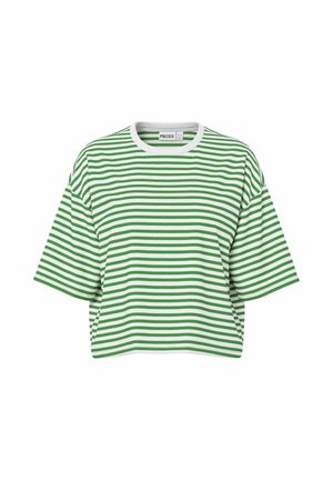 Pieces, PCSADIE 2/4 BOXY - Tričko s potlačou - mint green