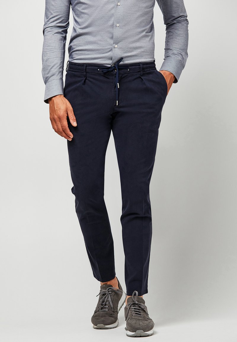 PROFUOMO - Trousers - navy, Enlarge