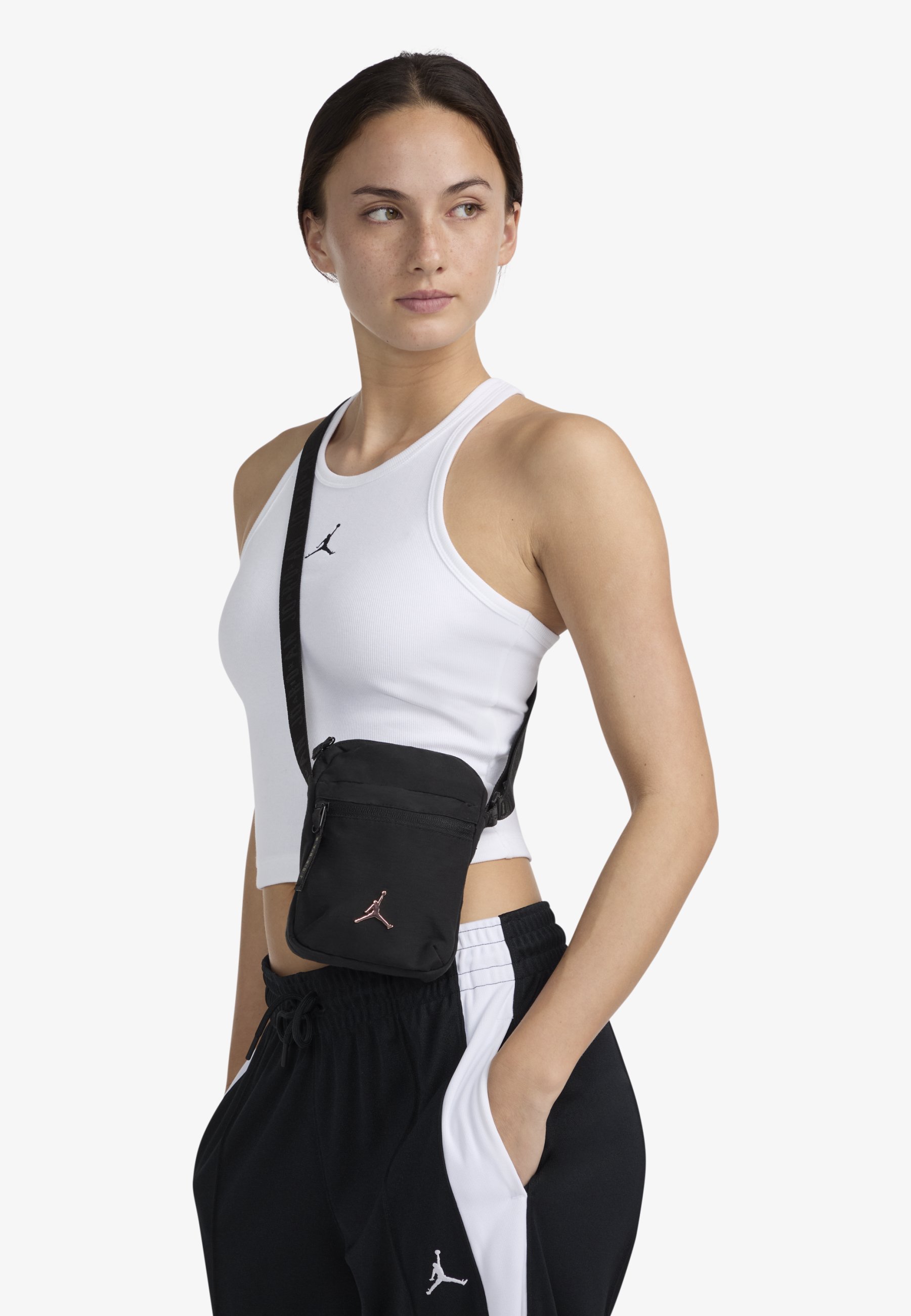 Jordan JAN UNISEX - Cross body bag - black - Zalando.co.uk