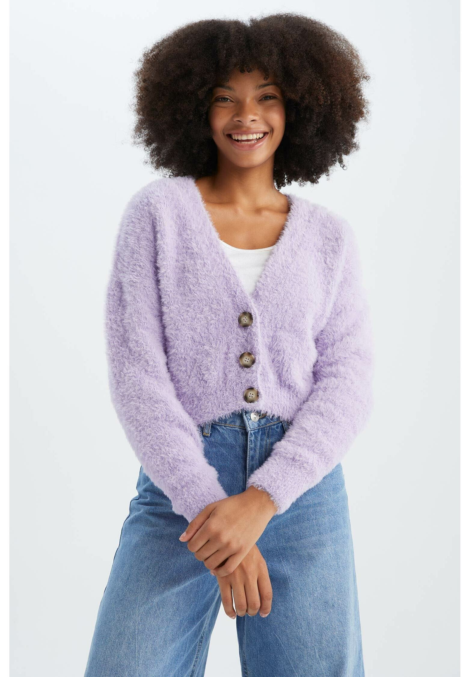 DeFacto Cardigan - purple/lilac 