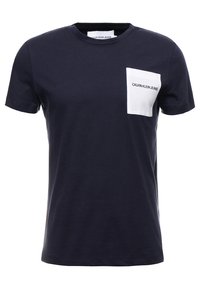 Calvin Klein Jeans T-shirt med print - dark blue