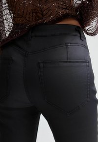 Next COATED - Jeans Bootcut - black