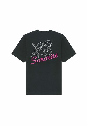 SORORITE BACK HEAVYWEIGHT - T-shirt imprimé - black