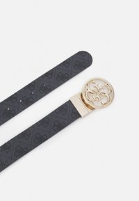 Guess ZADIE LOGO PANT BELT - Cinto - anthracite