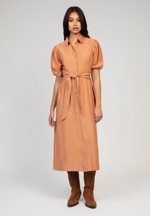 AN'GE Robe chemise - terracotta