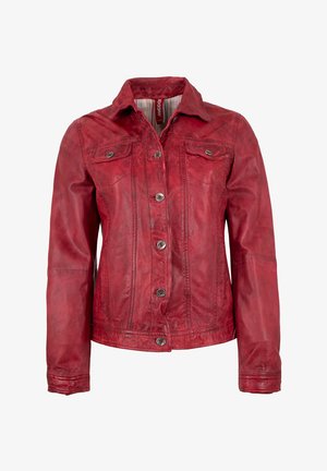 Mark Maddox JANETTE - Lederjacke - rot