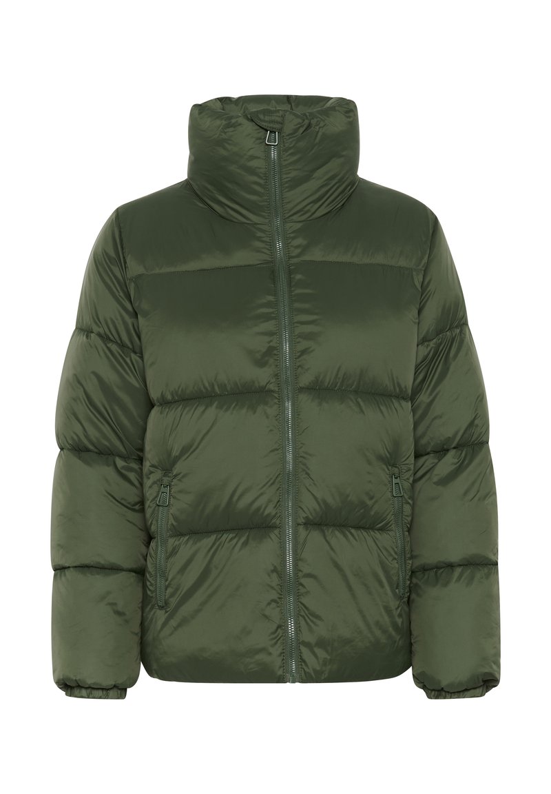 Cream Winterjas groen