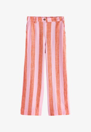 Next, Stoffhose - pink orange stripe