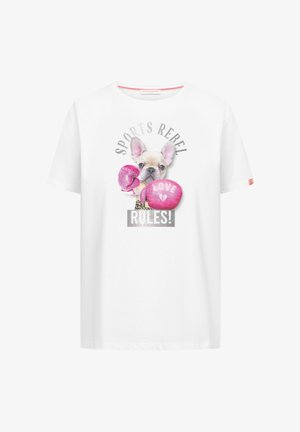 Frieda & Freddies T-SHIRT - T-shirt print - reinweiss