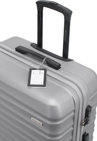WITTCHEN LARGE SUITCASE WITH LUGGAGE TAG FROM ABS - Wheeled suitcase - grey