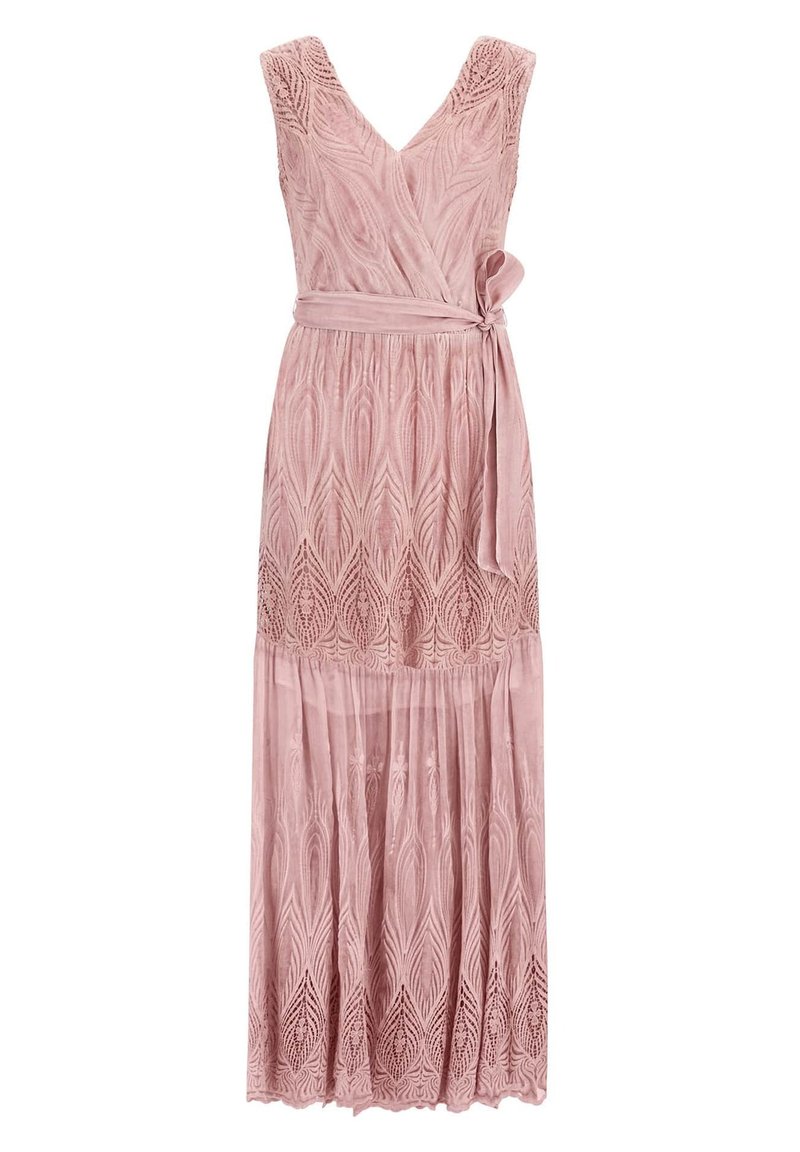 Guess Cocktailjurk donkerroze Guess Cocktailjurk donkerroze