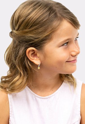 Elli HOOPS SMILING FACE - Orecchini - silberfarben