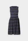 ONLSUMMER O NECK DRESS - Trikotāžas kleita - navy blazer/pumice stone