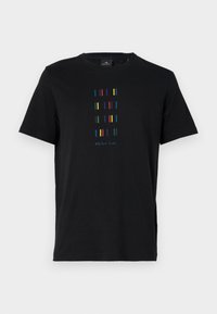 STRIPE - T-shirt imprimé - black