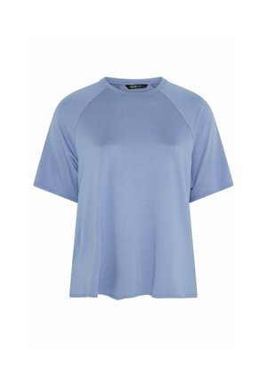 Yours Clothing, PLUS SIZE CASUAL TOPS. - T-shirt basique - blue