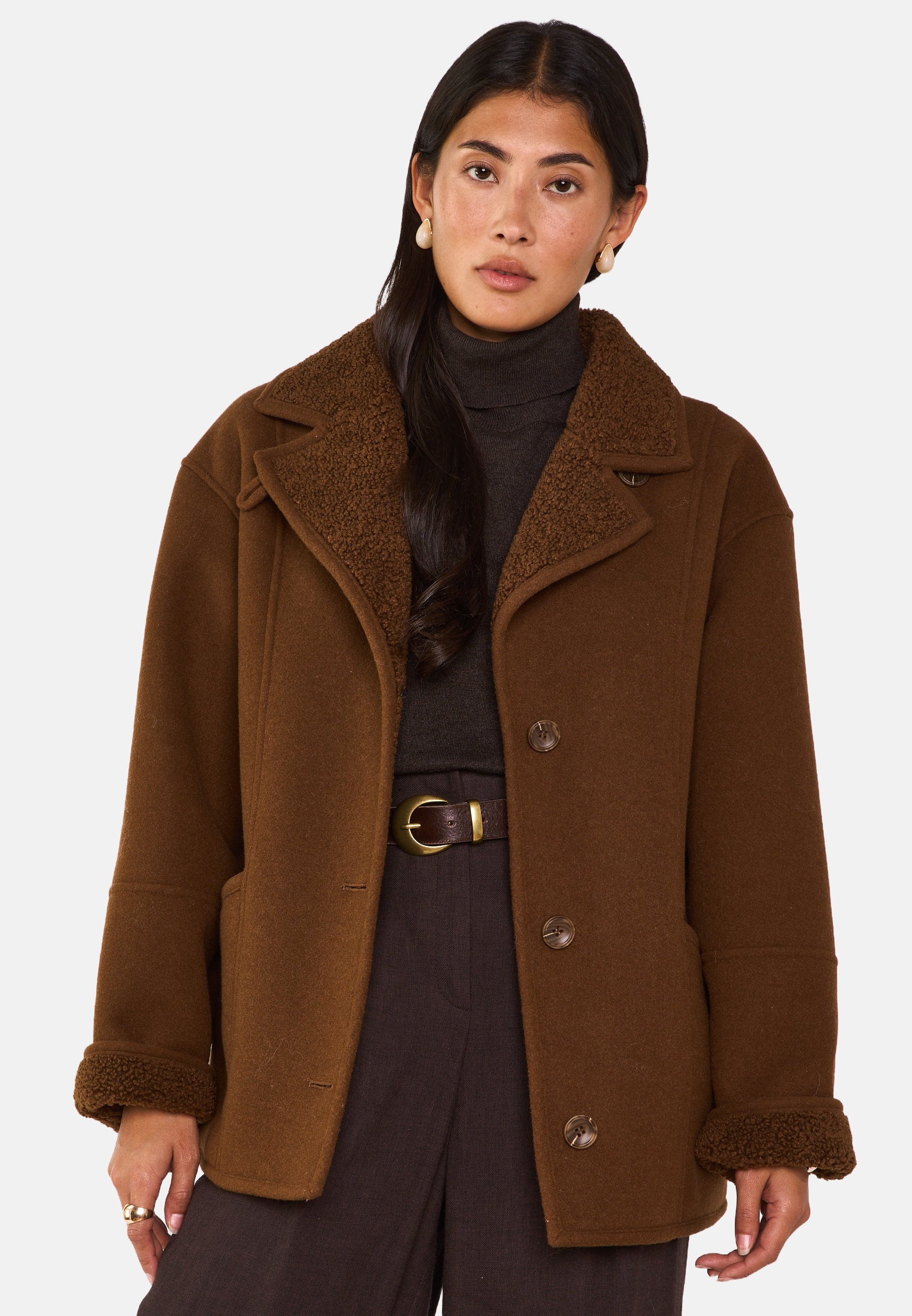 Maison 123 DEBBIE M FF Veste mi-saison marron