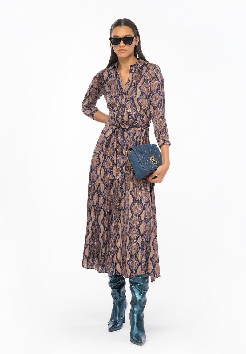 Pinko Vestito in Lana Marrone Donna Deadstock w/Tags