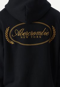 Abercrombie & Fitch SCRIPT LOGO - Felpa con cappuccio - casual black