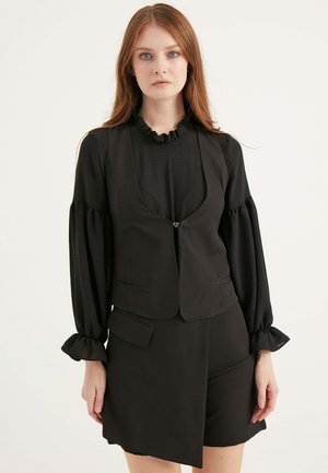SLEEVELESS WITH POCKETS - Weste - black