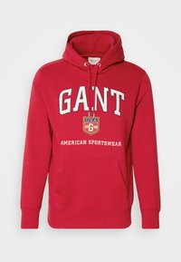 GRAPHIC HOODIE - Felpa - cherry red