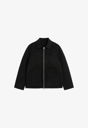 ARKET, ARKET DOUBLE-FACE WOOL BLEND JACKET - Lichte jas - black