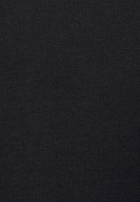 Black knitted fabric with a fine, smooth texture. Uniform color with no visible patterns or accents. Ideal for clothing or upholstery use.