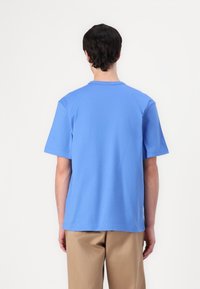 Belstaff STAPLE LOGO - Print T-shirt - hydra blue