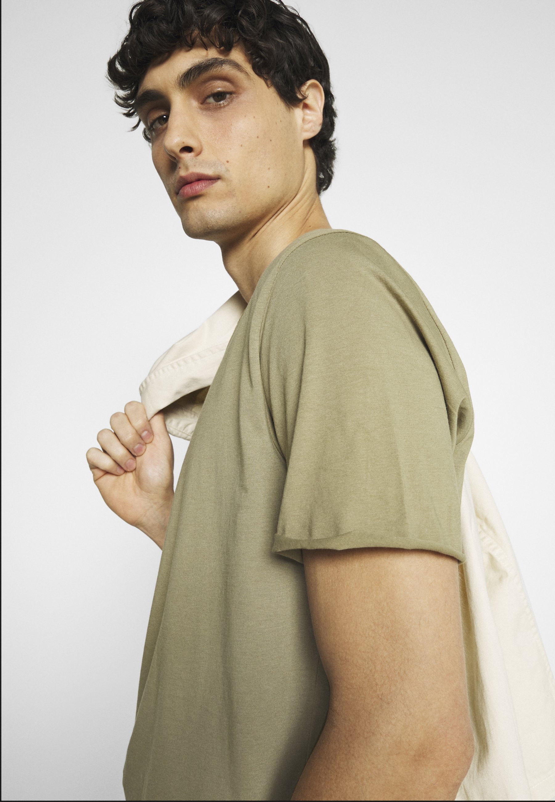 Men SLHWYATT O NECK TEE - Basic T-shirt Men SLHWYATT O NECK TEE - Basic T-shirt