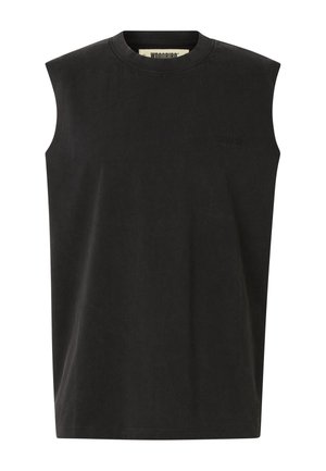 Woodbird, WBBODE WARP ACID MUSCLE TEE - Top - washed black