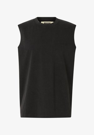 Woodbird, WBBODE WARP ACID MUSCLE TEE - Top - washed black