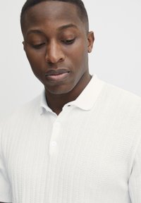 Casual Friday CFKARL POLO S KNIT - Pólóing - ecru