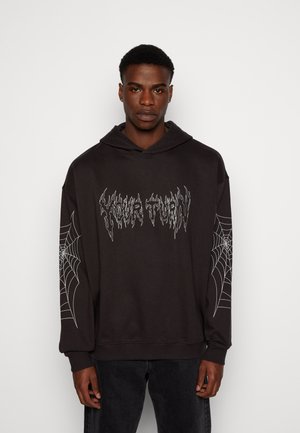 SPIDERWEB UNISEX - Hoodie - black