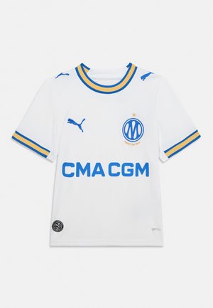Puma, OLYMPIQUE MARSEILLE HOME UNISEX - Fodboldtrøjer - white/royal blue