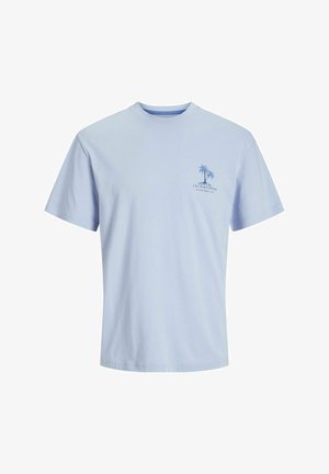 Jack & Jones, JACK & JONES T-SHIRT RÜCKENPRINT RUNDHALSAUSSCHNITT T-SHIRT - T-Shirt print - chambray blue