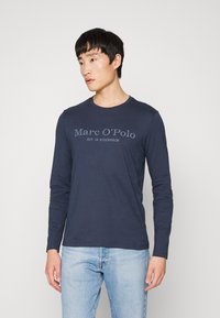 Marc O'Polo LONG SLEEVE CLASSIC - Camisola de manga comprida - total eclipse