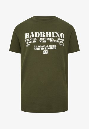 BadRhino, MEN'S PRINTED T-SHIRTS - T-shirt imprimé - khaki