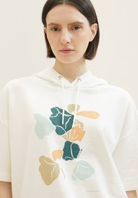 TOM TAILOR Print T-shirt - whisper white