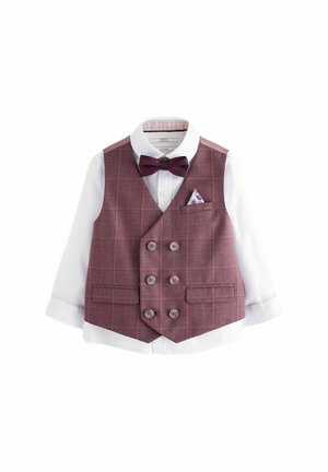 SET WITH STANDARD - Liivi - plum purple check
