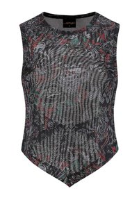 Ed Hardy DRAGON REPEAT TIED BACK - Top - black