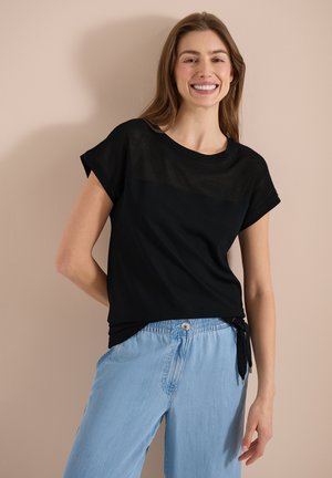Cecil, T-shirt basique - black
