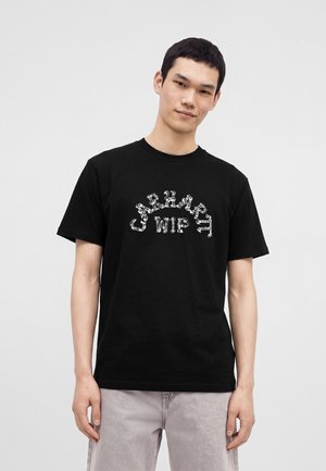 Carhartt WIP, RIBBON SCRIPT  - Тениска с щампа - black