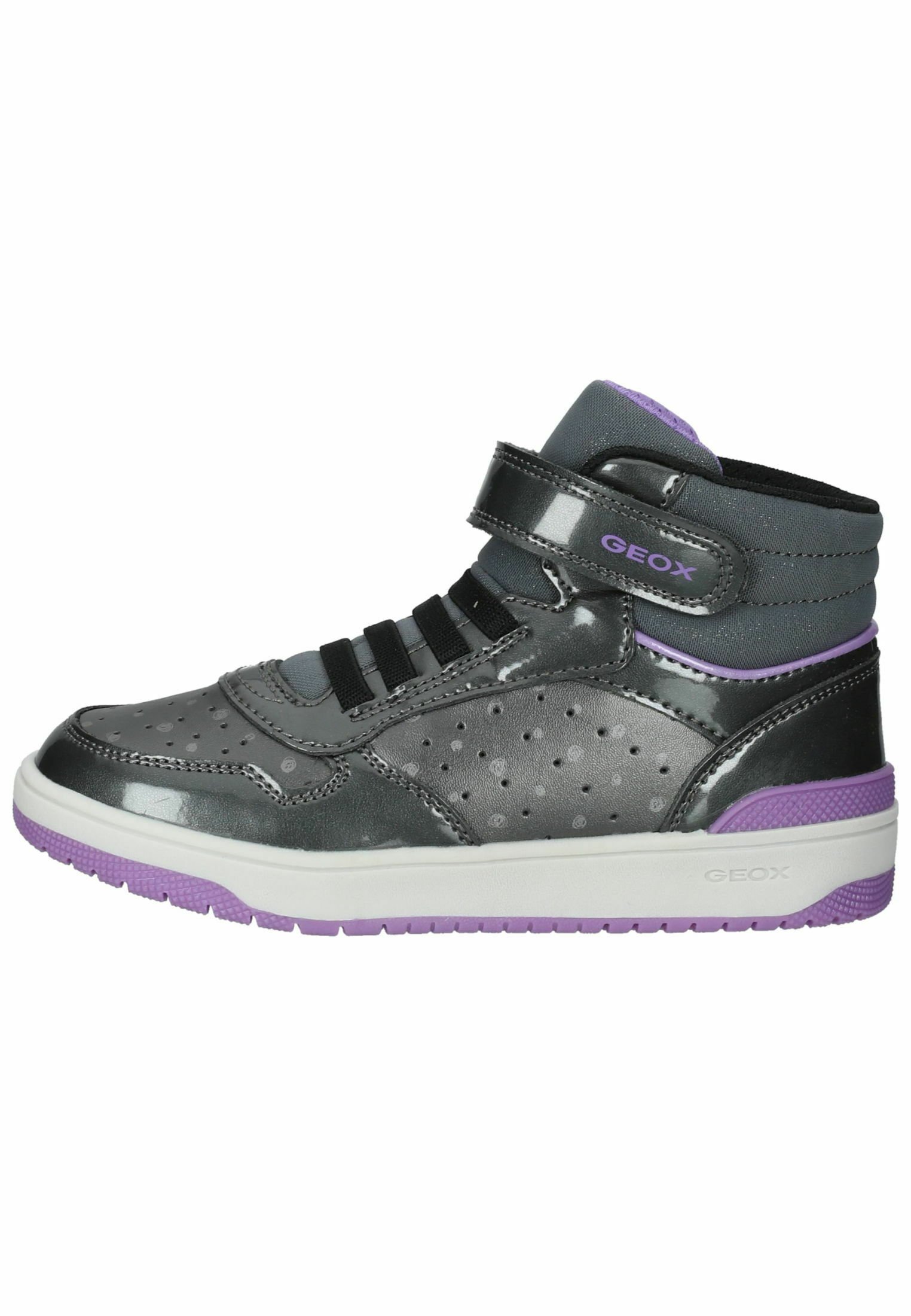Geox High-top trainers dk silver c/silver-coloured Zalando