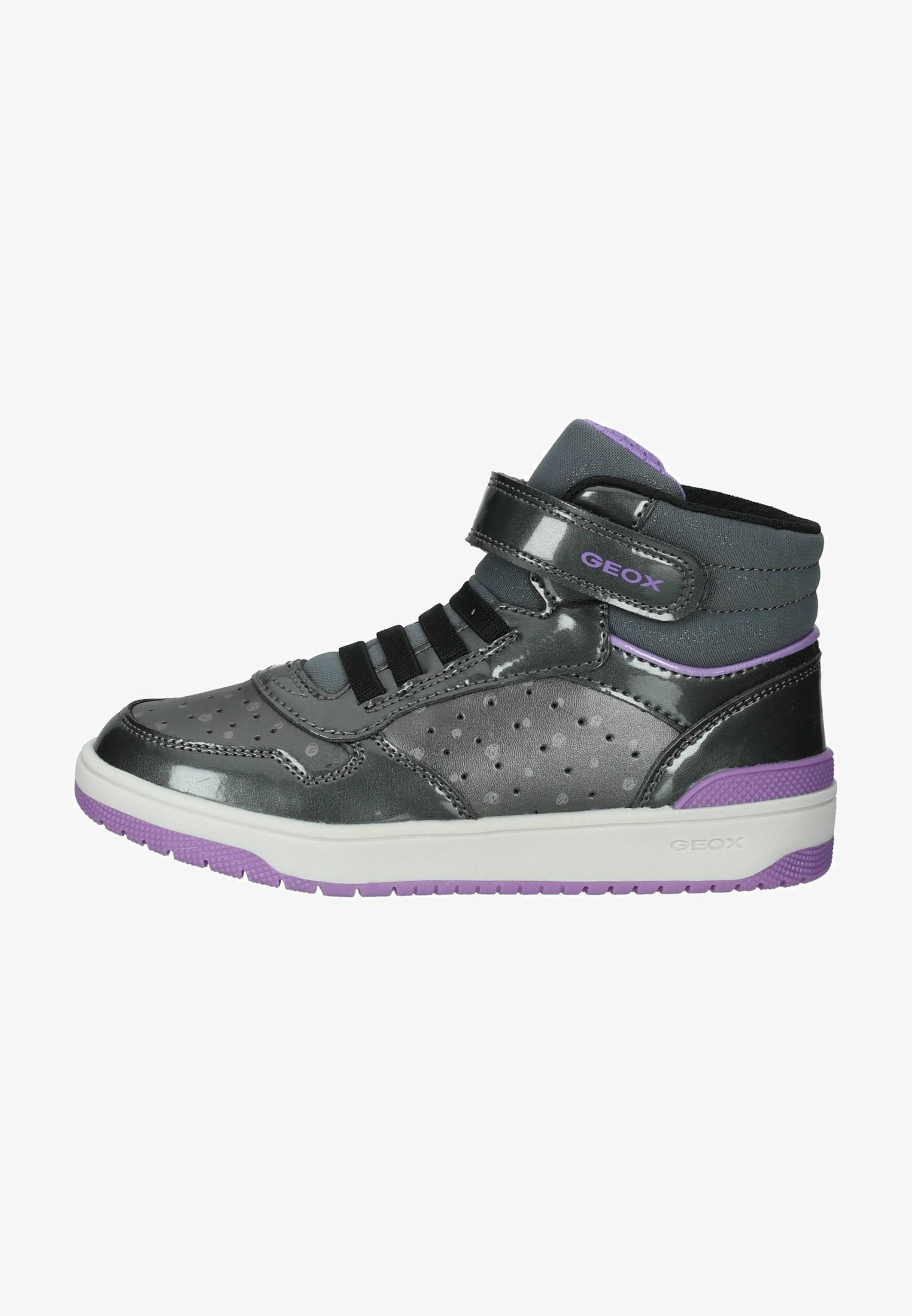 Geox High-top trainers dk silver c/silver-coloured Zalando