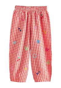 Non sélectionné, gingham pink embroidered