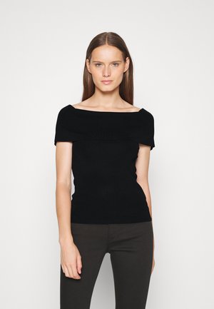 AILSA SHORT SLEEVE - T-shirt con stampa - polo black