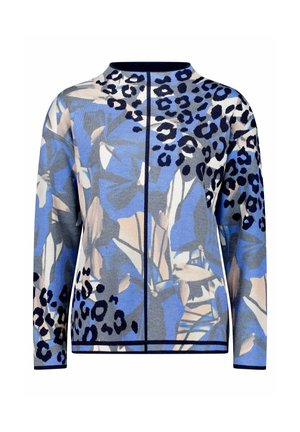 Betty Barclay, BETTY BARCLAY MIT PRINT STRICKPULLOVER - Pullover - blau beige