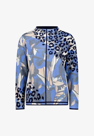 Betty Barclay, BETTY BARCLAY MIT PRINT STRICKPULLOVER - Pullover - blau beige