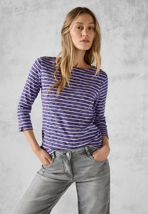 Cecil GESTREIFTES - Langarmshirt - lila
