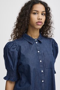 ICHI BORGIE - Skjorta - washed dark blue